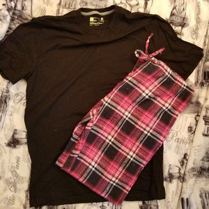 Arctic Trail Flannel Pajama Pants with Tshirt